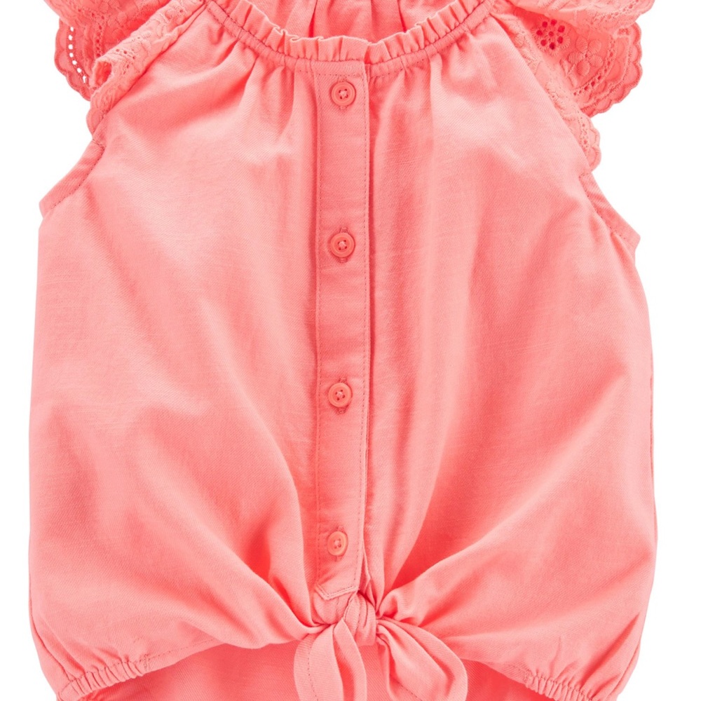 Tie-Hem Ruffle Top ❤️✨